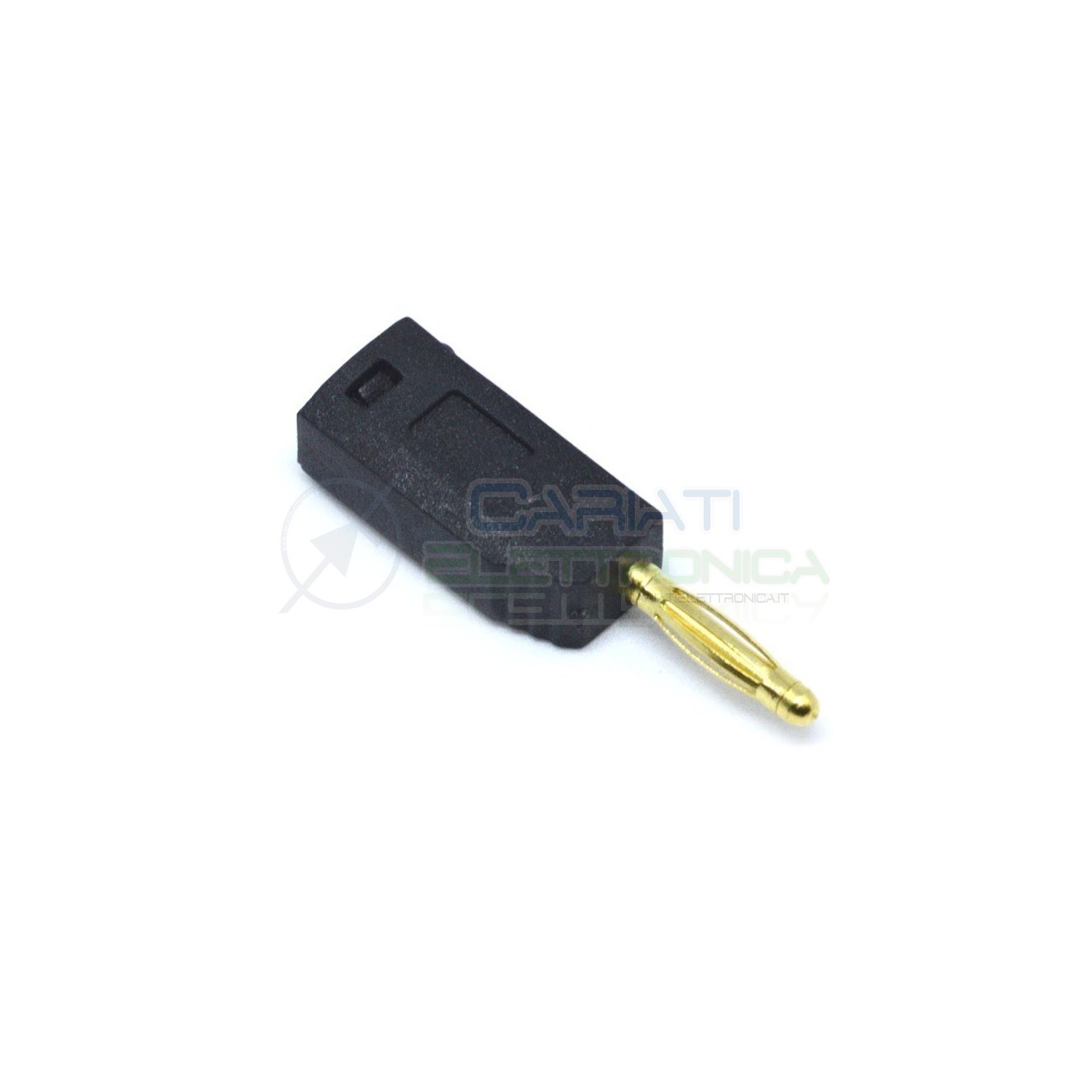 2 PEZZI Connettore Spina a Banana NERO da 2mm