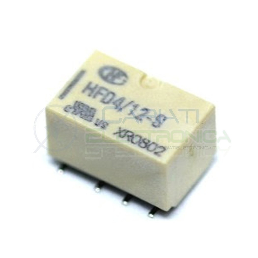 Relay Relè 12V Dc Doppio 2 Scambio NEC HFD4-012-S DPDT PCB
