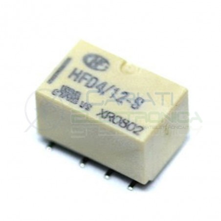 Relay Relè 12V Dc Doppio 2 Scambio NEC HFD4-012-S DPDT PCB