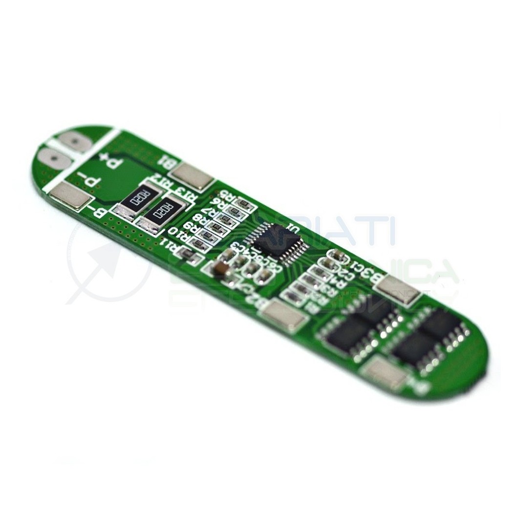 Circuito di protezione per 4 batterie 18650 Litio Li-ion PCB battery 14.8V 6AGenerico
