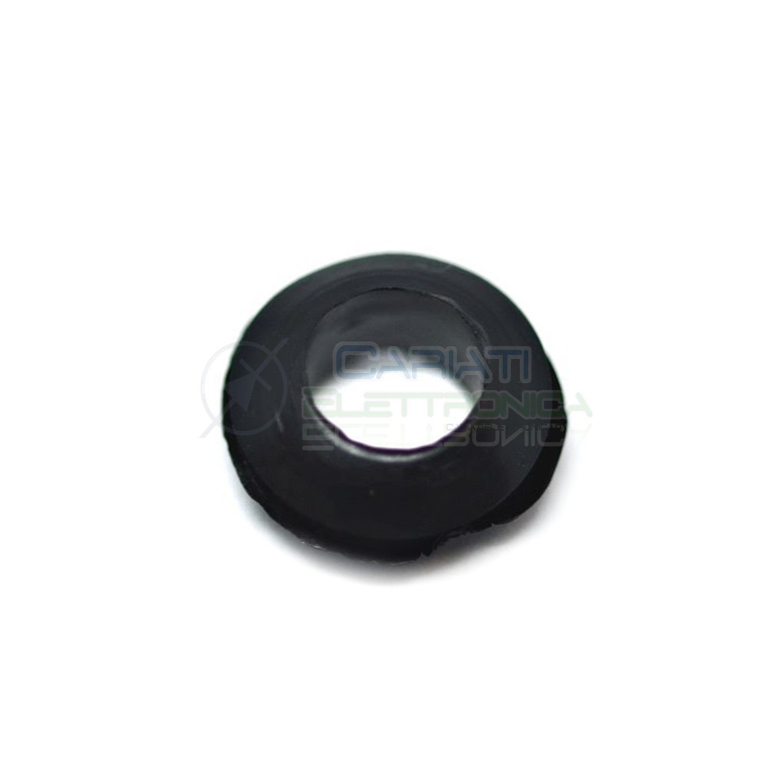 20 PEZZI Passacavo in gomma gommino guida cavo da pannello con foro passante 6mm