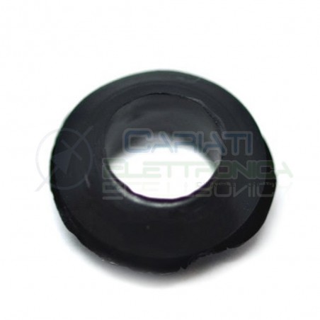 20 PEZZI Passacavo in gomma gommino guida cavo da pannello con foro passante 8mm