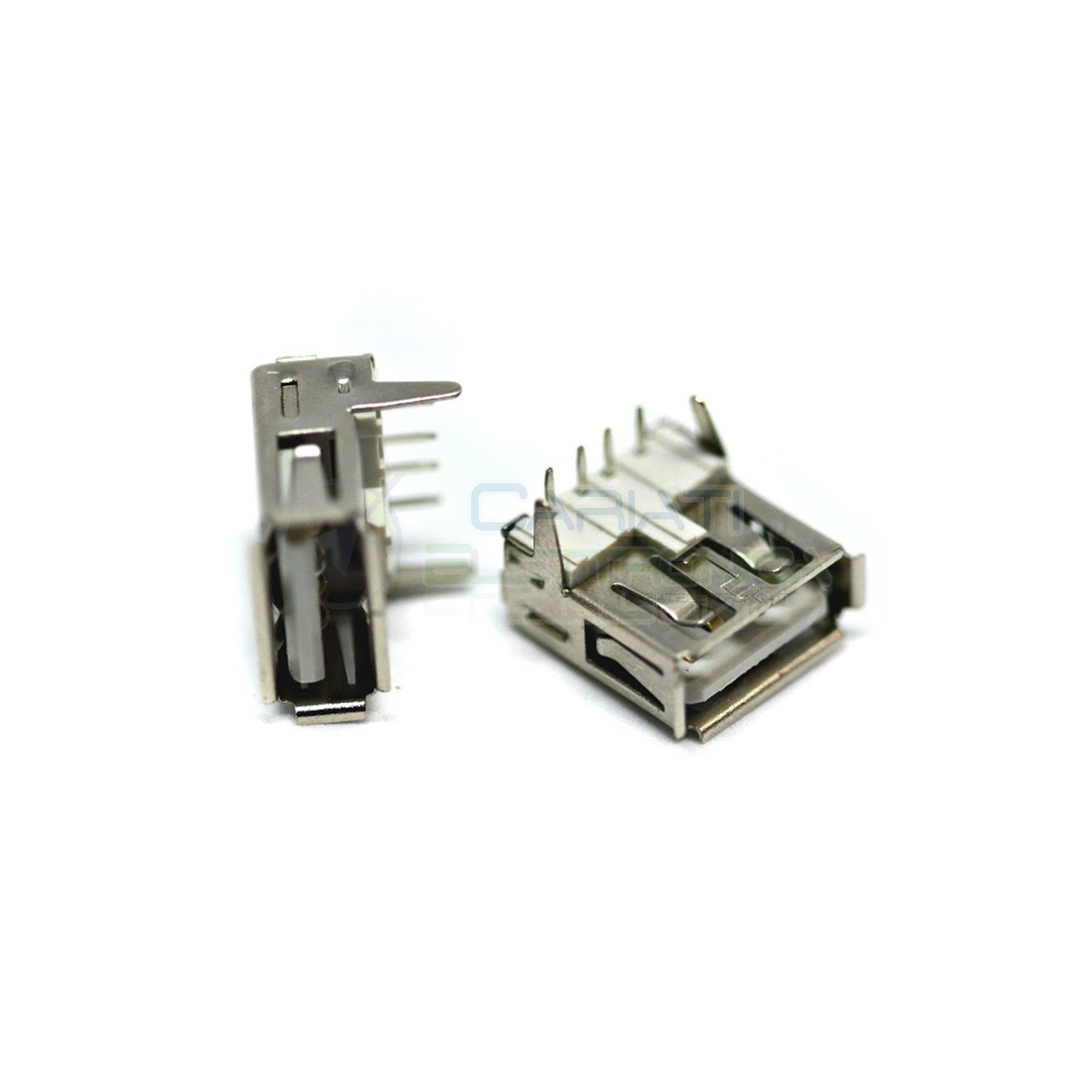 2 Pezzi Connettore Porta Presa USB Tipo A femmina 4 pin
