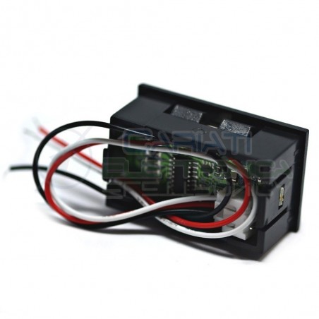 Display Lcd BLU Voltometro DC da pannello 0V-100V Tensione Tester Generico