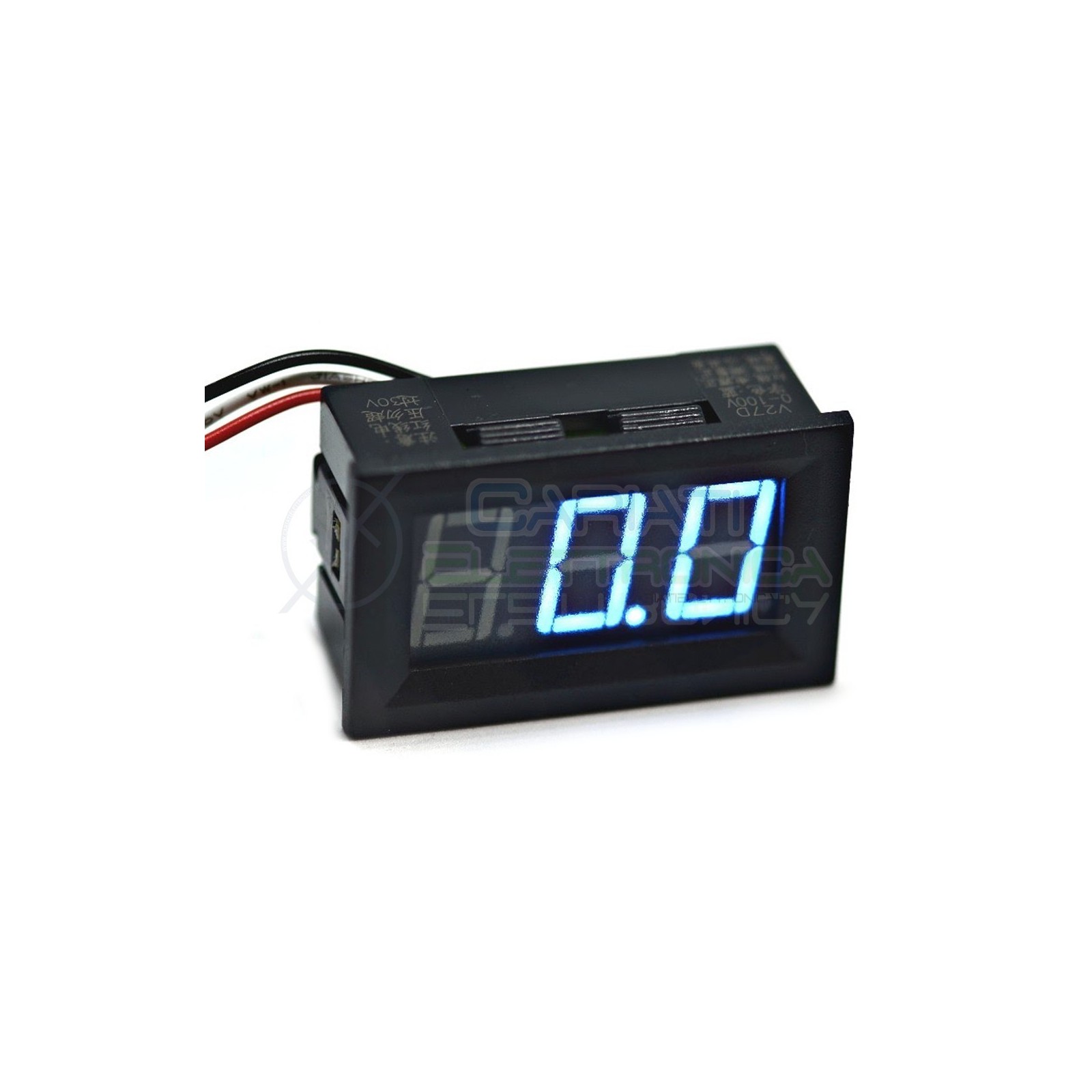 Display Lcd BLU Voltometro DC da pannello 0V-100V Tensione Tester Generico