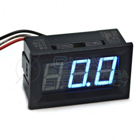 Display Lcd BLU Voltometro DC da pannello 0V-100V Tensione Tester Generico
