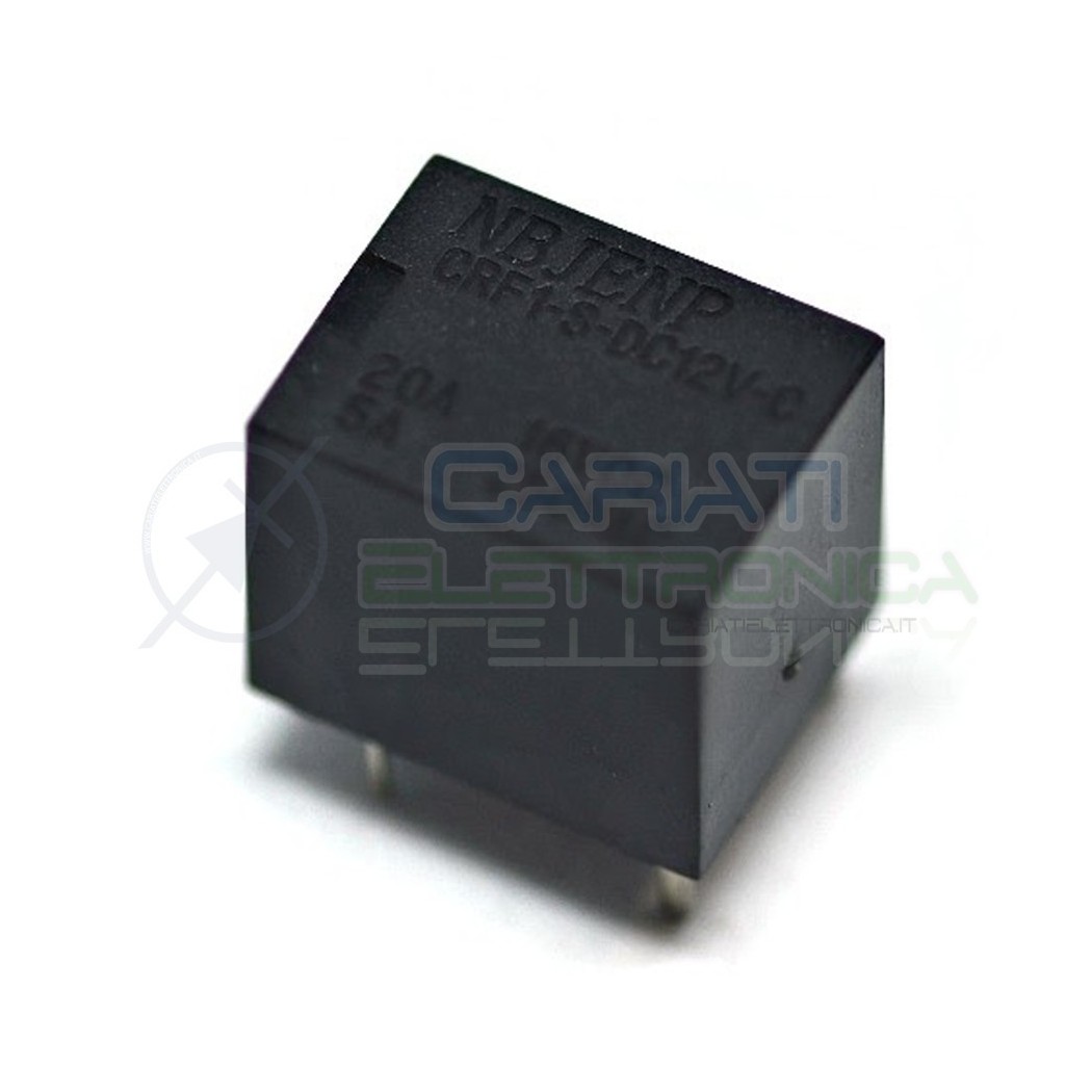 Relè Relay NBJENP CRF1-S-DC12V-C con bobina da 12Vdc 20A 16Vdc 5A 250Vac SPDT
