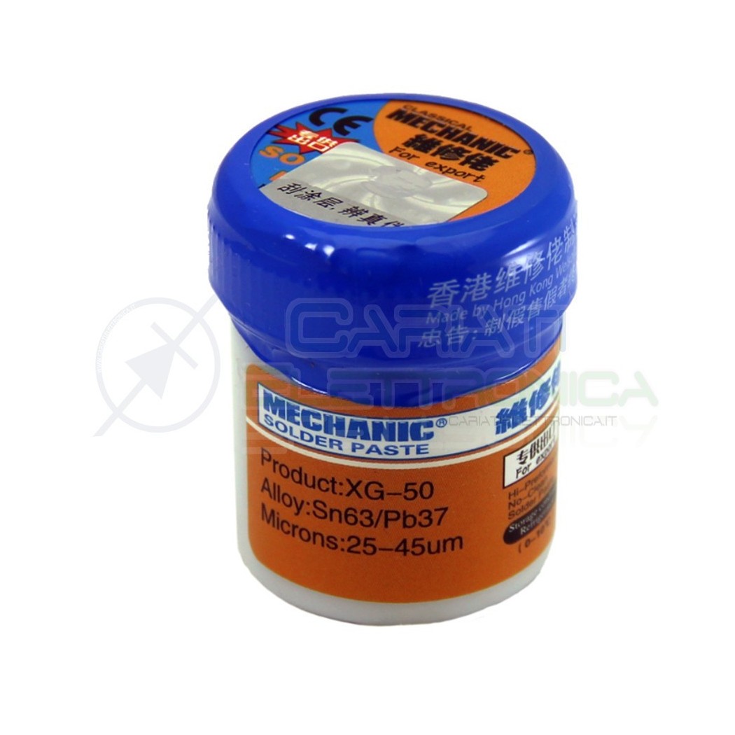 Stagno liquido Solder Paste 42gr Sn63 Pb37 per saldatura SMD Pasta Saldante
