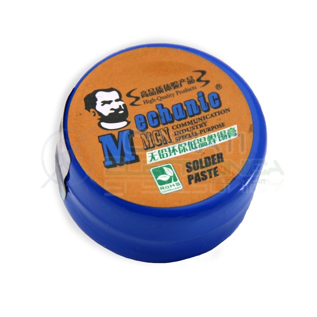 Stagno liquido Solder Paste 20gr Sn42 Bi58 per saldatura SMD Pasta Saldante
