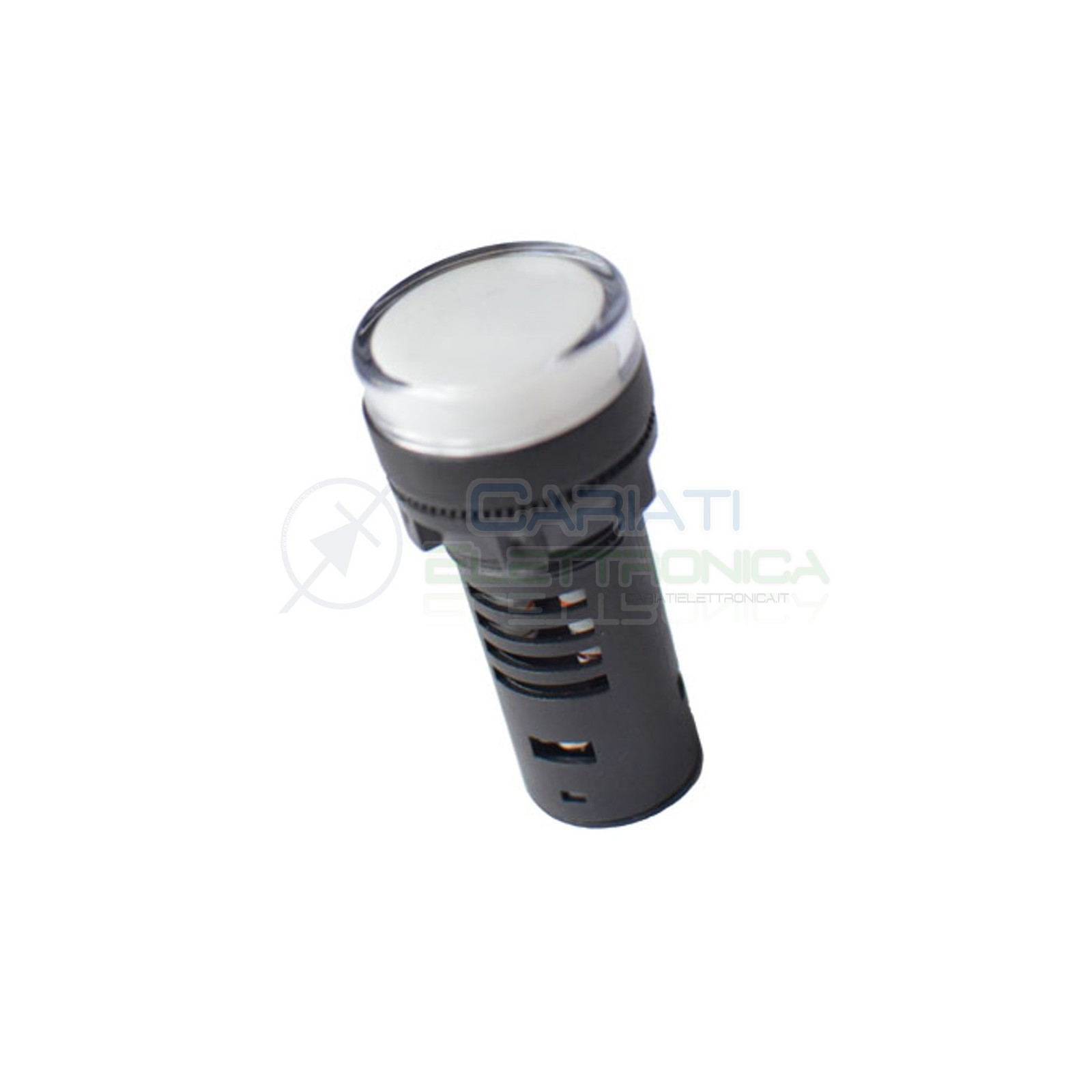 SPIA DI SEGNALAZIONE LUMINOSA 12V AC DC LED ROSSO VERDE