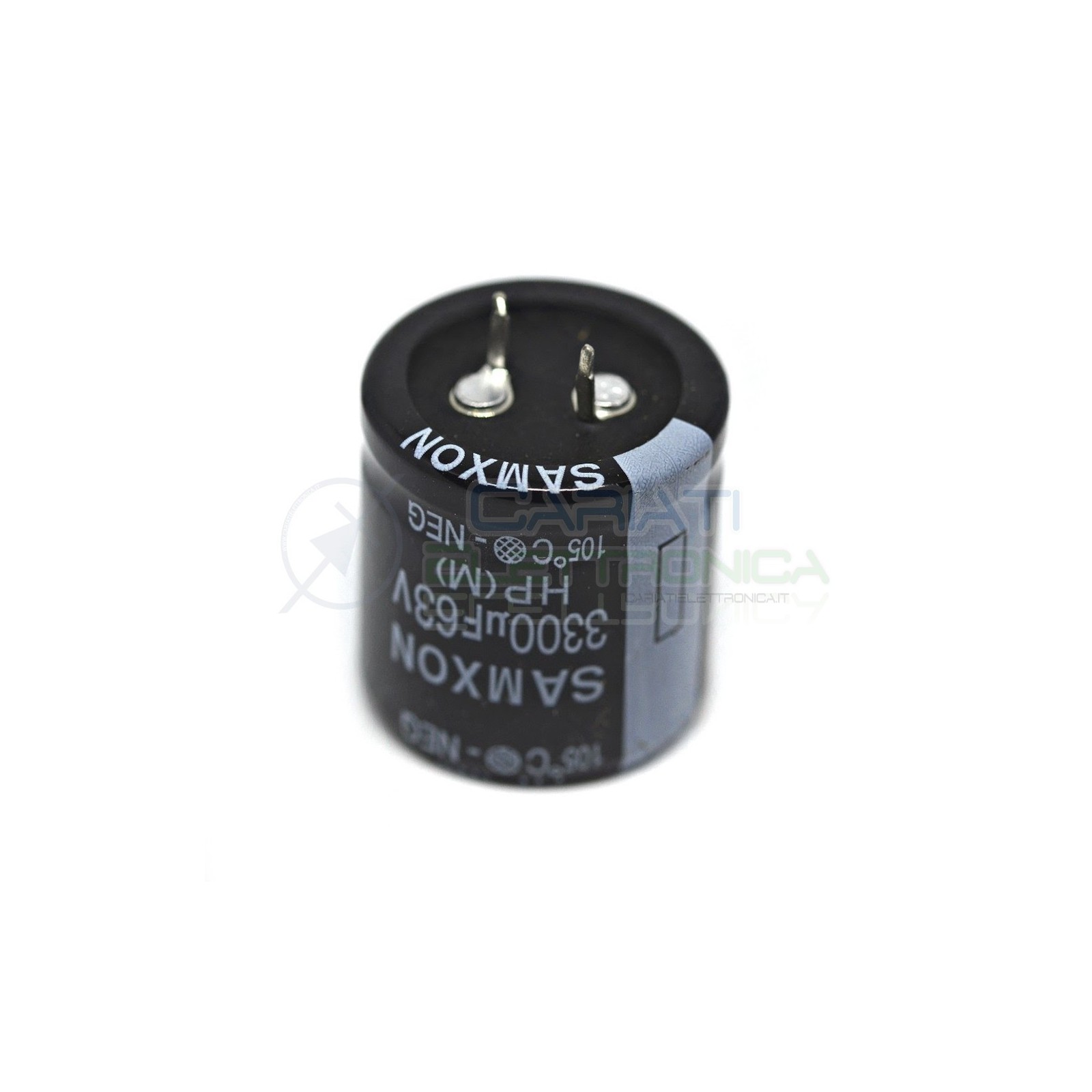 Condensatore elettrolitico 3300uF 63V 105°C Samxon Snap In 30x30mm Samxon