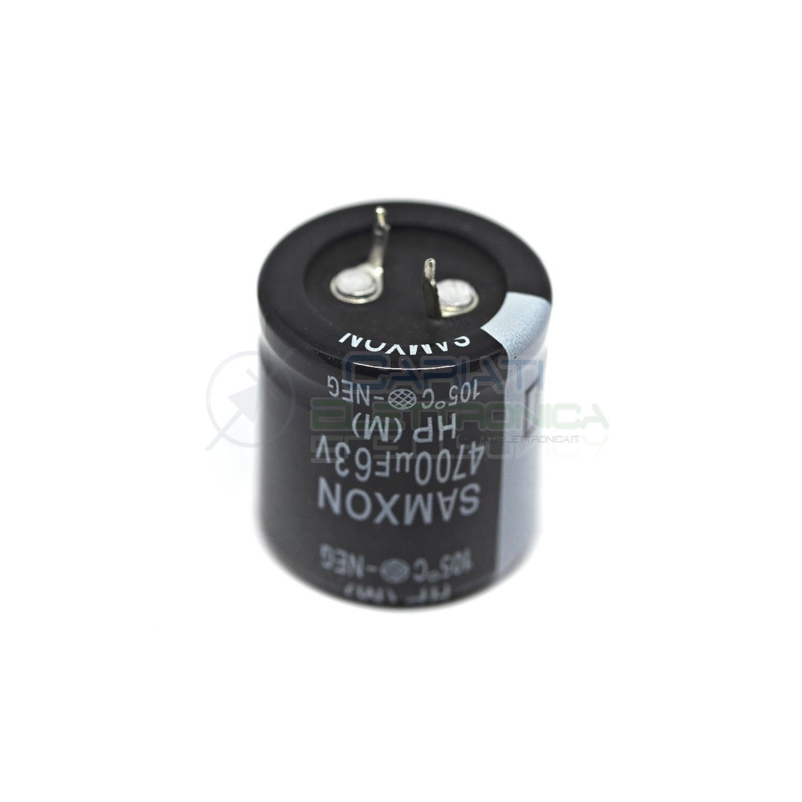 Condensatore elettrolitico SAMXON SNAP IN 4700uF 4700 uF 63V 105°C 25x40mm Samxon
