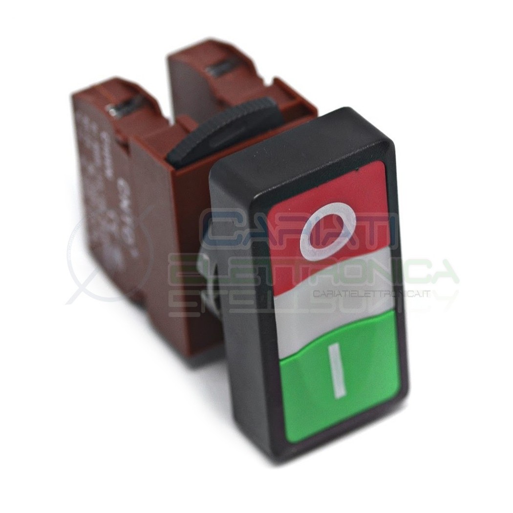 PULSANTE DA PANNELLO DOPPIA LINEA ON OFF 6A 250V