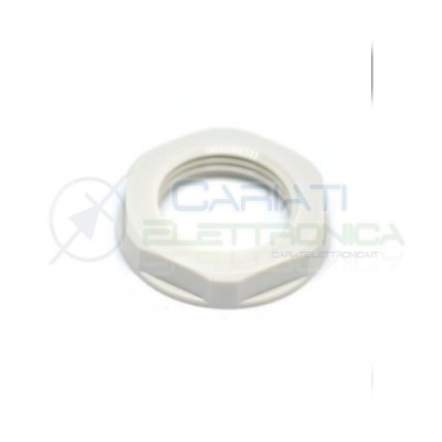 5 PEZZI PRESSACAVO IN NYLON GRIGIO M20 IP68 diametro 20mm per cavi da 8/12mm