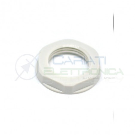 5 PEZZI PRESSACAVO IN NYLON GRIGIO M20 IP68 diametro 20mm per cavi da 8/12mm