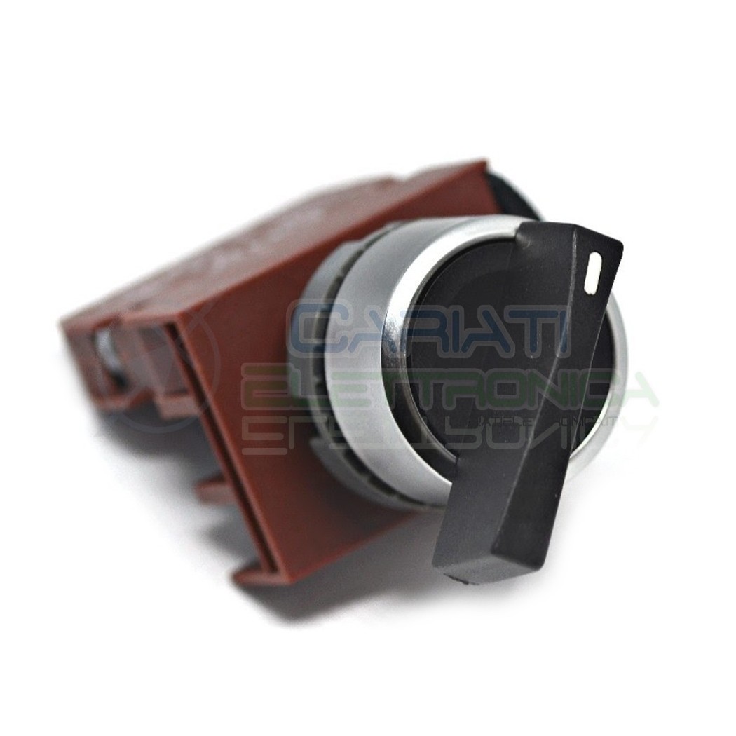 INTERRUTTORE DA PANNELLO ON OFF 6A 250V SPST CON MANOPOLA