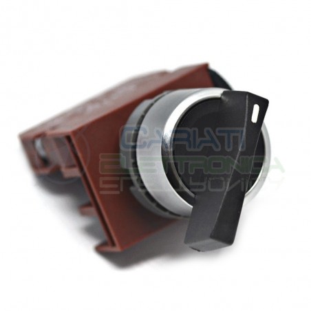 INTERRUTTORE DA PANNELLO ON OFF 6A 250V SPST CON MANOPOLA
