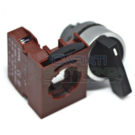 INTERRUTTORE DA PANNELLO ON OFF 6A 250V SPST CON MANOPOLA