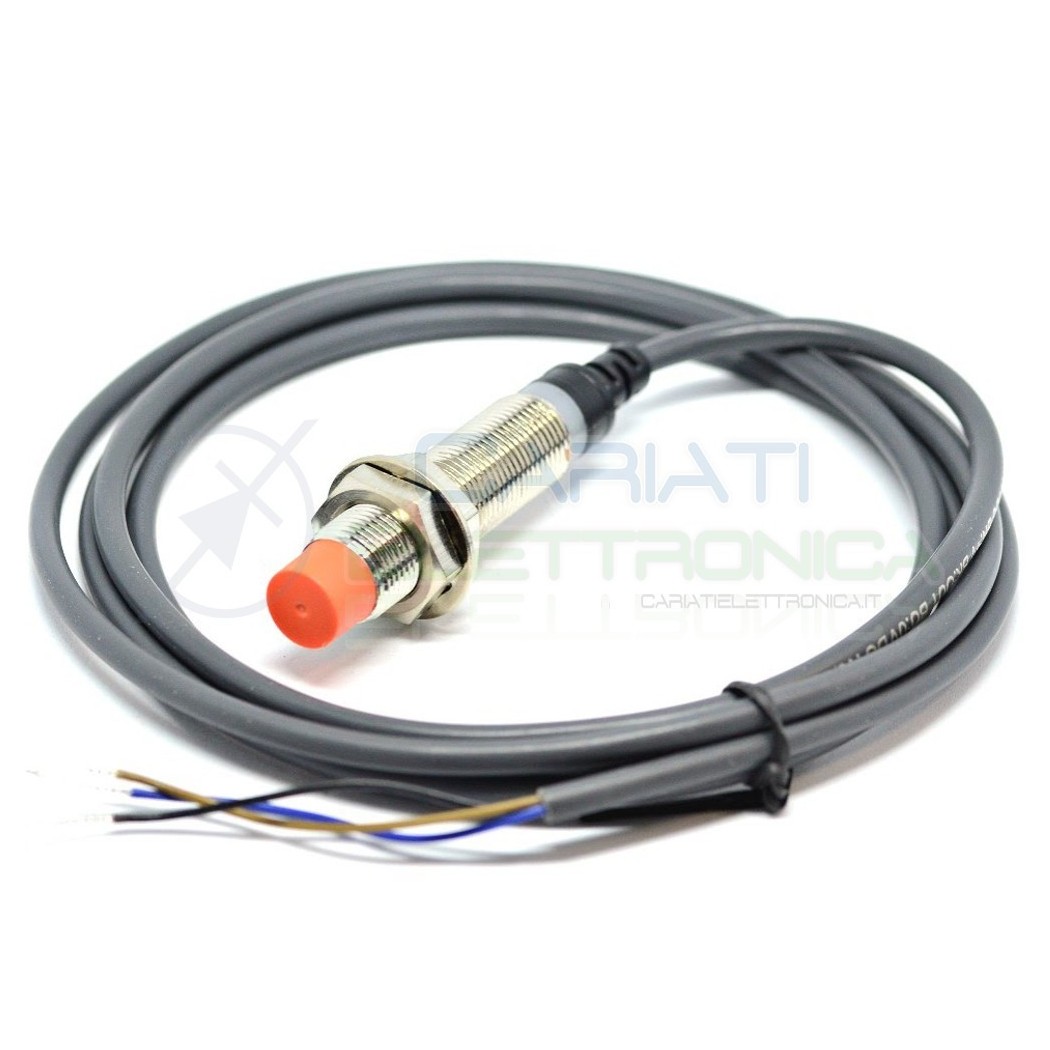 Sensore di Prossimità Induttivo NPN NO M12 10-30Vdc Finecorsa cavo 1,5 metri Generico