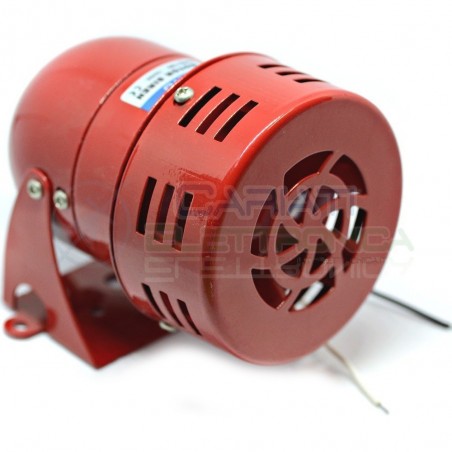 Sirena a motore 24V suono continuo 114db Air Raid Siren Motor Allarme Emergenza