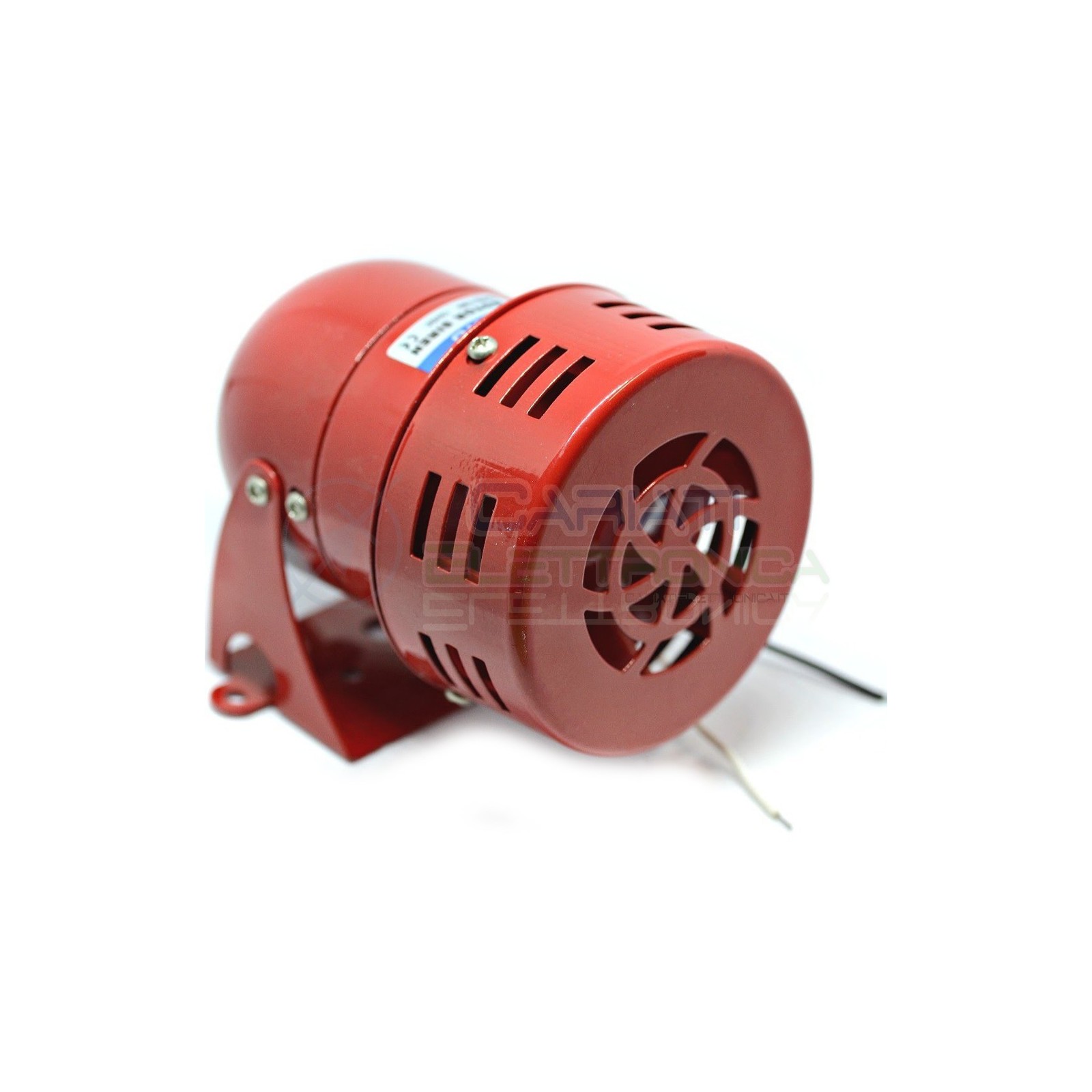 Sirena a motore 230V suono continuo 114db Air Raid Siren Motor Allarme Emergenza
