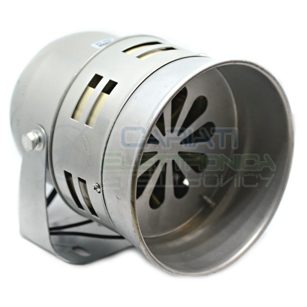 Sirena a motore 230V suono continuo 110db Air Raid Siren Motor Allarme Emergenza