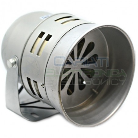 Sirena a motore 230V suono continuo 110db Air Raid Siren Motor Allarme Emergenza