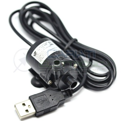 Micro pompa JT-160 jt160 per Acqua Acquario 4 - 6V DC con cavo USB