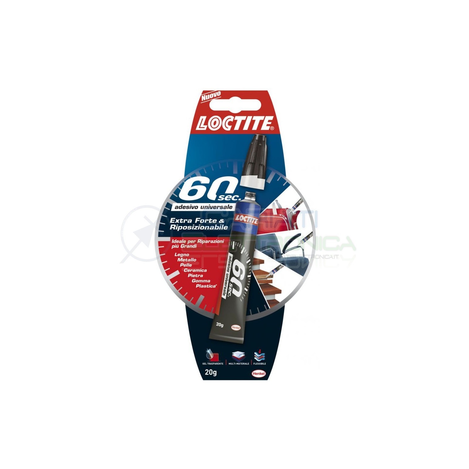 LOCTITE COLLA SUPER ATTAK GR.20 60 SECONDI