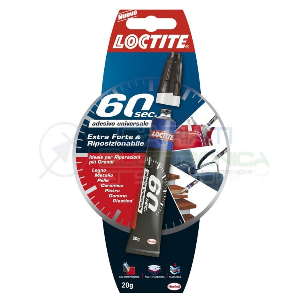 LOCTITE COLLA SUPER ATTAK GR.20 60 SECONDI