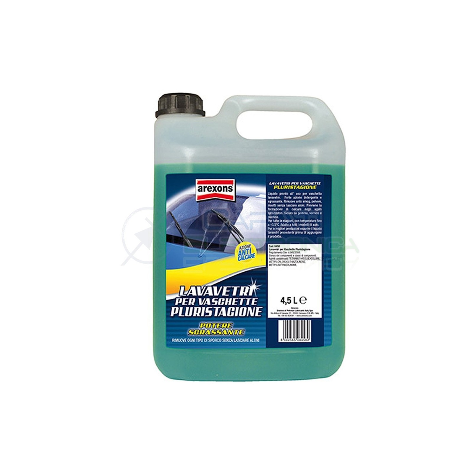 Arexons Additivo Lavavetri concentrato per Auto Azione Antigelo 4.5 litri 8458