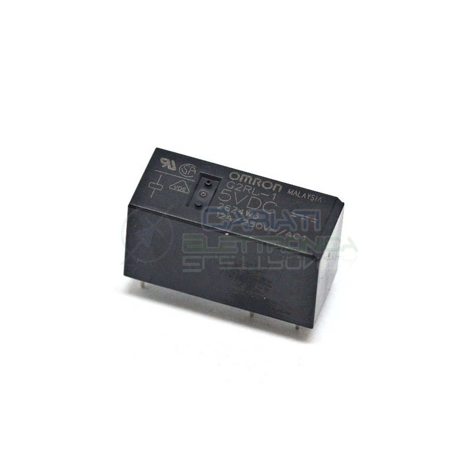 Relè singolo 1 scambio Omron G2RL-1 5VDC 5V DC 12A 250V SPDT Omron