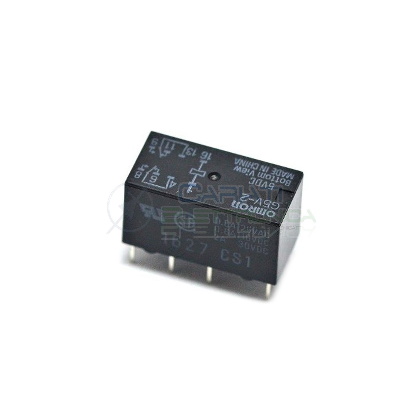 Relay Omron G5V-2 Voltage coil 5Vdc 5V contact DPDT 2AOmron